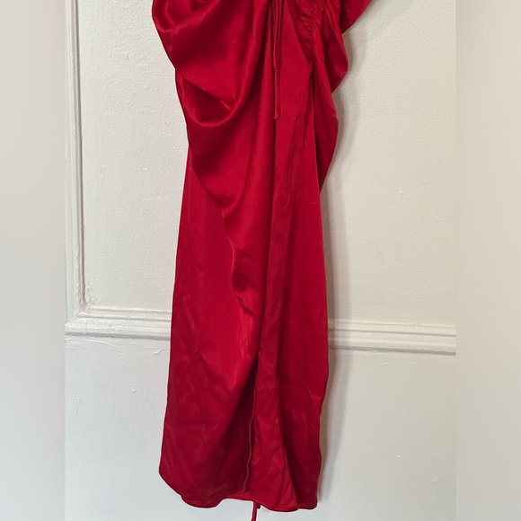 Reformation collection Smithfield red cherry ruffled dress - Picture 13 of 13